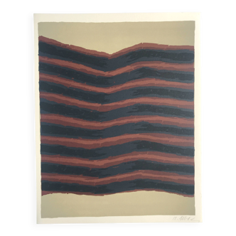 Raoul UBAC, The Earth IV, 1978: Original lithograph signed in pencil.