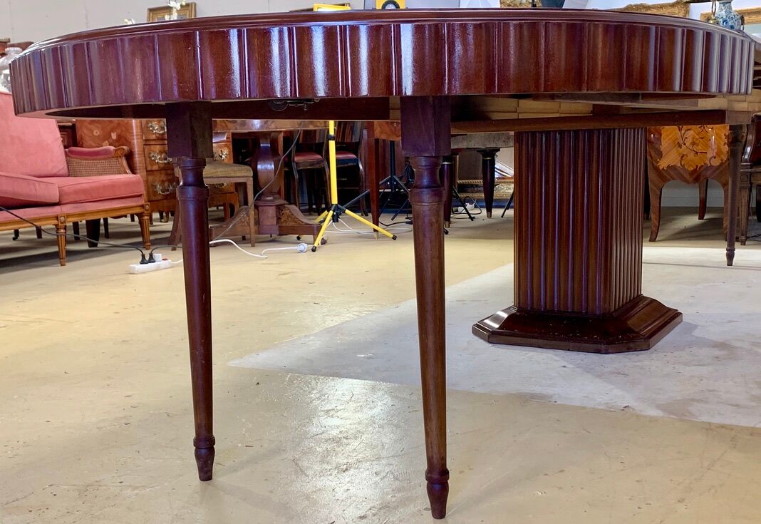 Table époque art déco en acajou eugène rinck