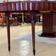 Table époque art déco en acajou eugène rinck
