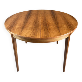Table ronde palissandre vintage
