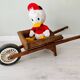 Ancienne brouette d'enfant jouet en bois