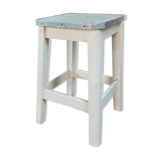Tabouret ancien en bois et formica
