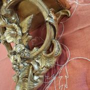 Pair of 19th century wall consoles 33x30