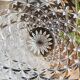 Seau à champagne en verre taillé et inox