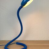 Flexible snake lamp blue 80s memphis
