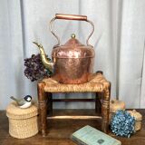 Old copper and brass teapot