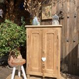 Parisian sideboard in solid thick pine / high