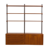 Bibliothèque danoise en teck par Kai Kristiansen 1960