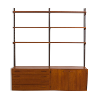 Modular bookcase by K. Kristiansen 1960