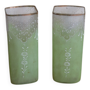 Paire de vases anciens - art nouveau