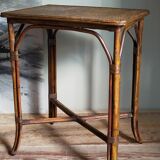 Side service table in old rattan