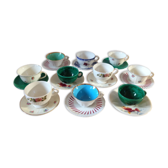 Service à café vintage 20 pièces