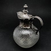 20th century Art Nouveau wine jug from WMF, Germany, 1890s