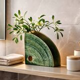 Memphis Shell ceramic vase by Florio Keramia