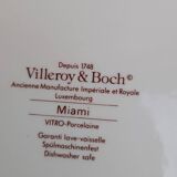 10 Villeroy & Boch vitro porcelain plates Miami model diam 23 cm