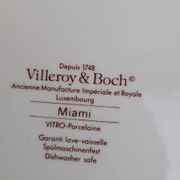10 Villeroy & Boch vitro porcelain plates Miami model diam 23 cm