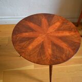 Round tripod coffee table from the 60s