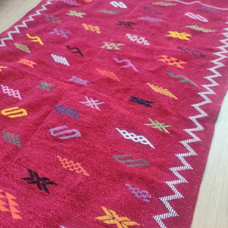 Bespoke Berber rug Bordeaux