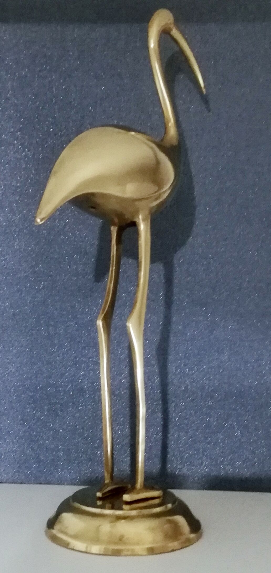 Ibis en bronze doré art déco
