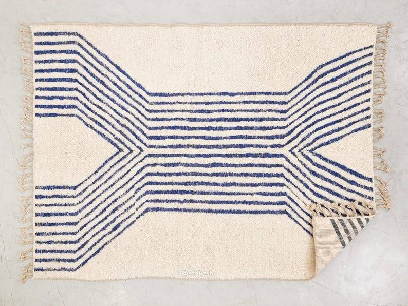 Tapis azilal Tissé main traditionnelle