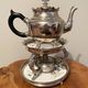 Silver-Plated J.N. Daalderop & Zn. Kettle, Burner and Stand, Chafing Dish, Teapot Warmer, Antique