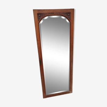 Miroir biseauté sur porte