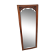 Beveled mirror on door