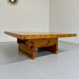 Pine coffee table "Kvadrat" design Wilhelmsson Andersson and Söner