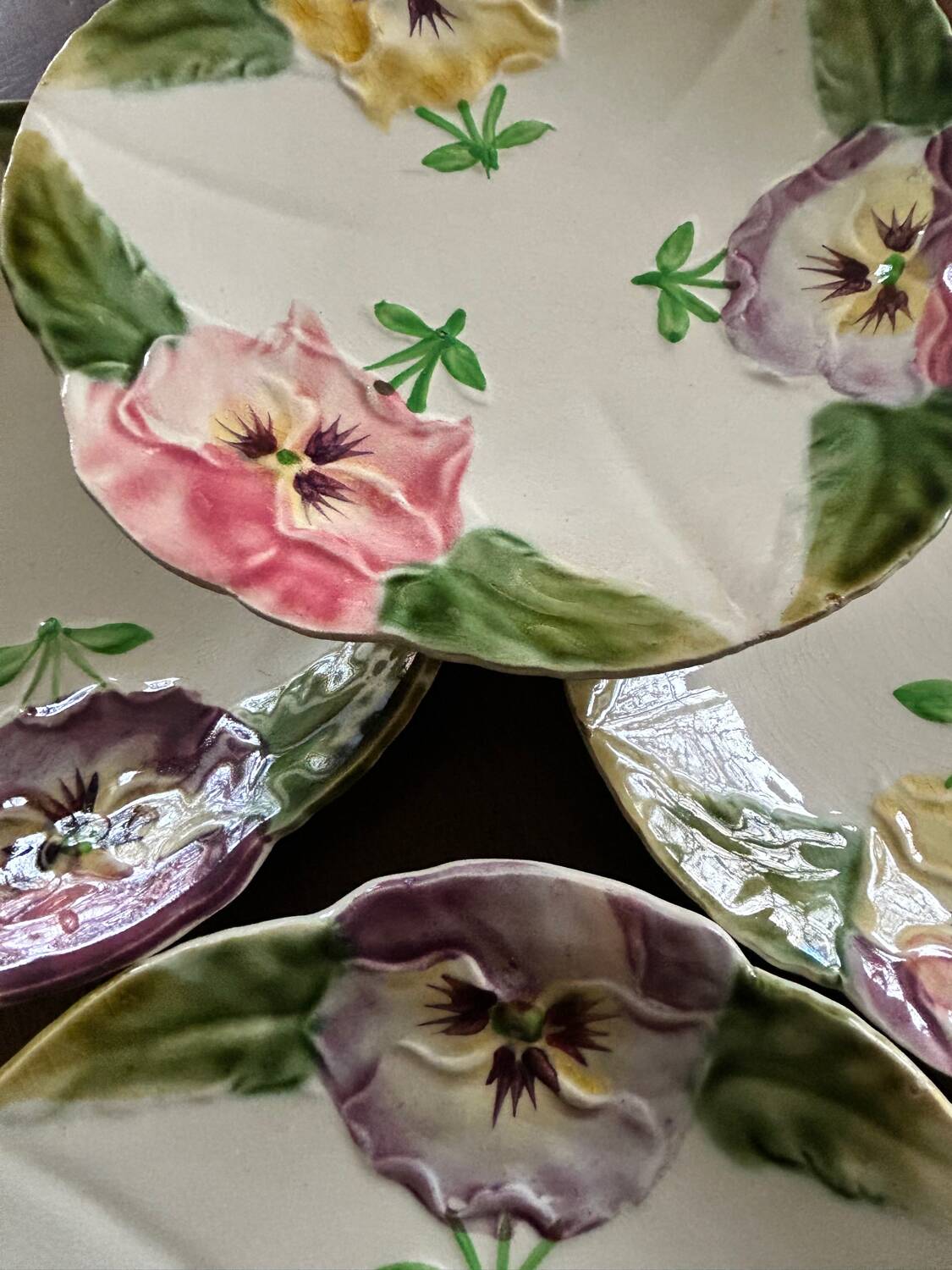 HB Choisy-le-Roi earthenware plates