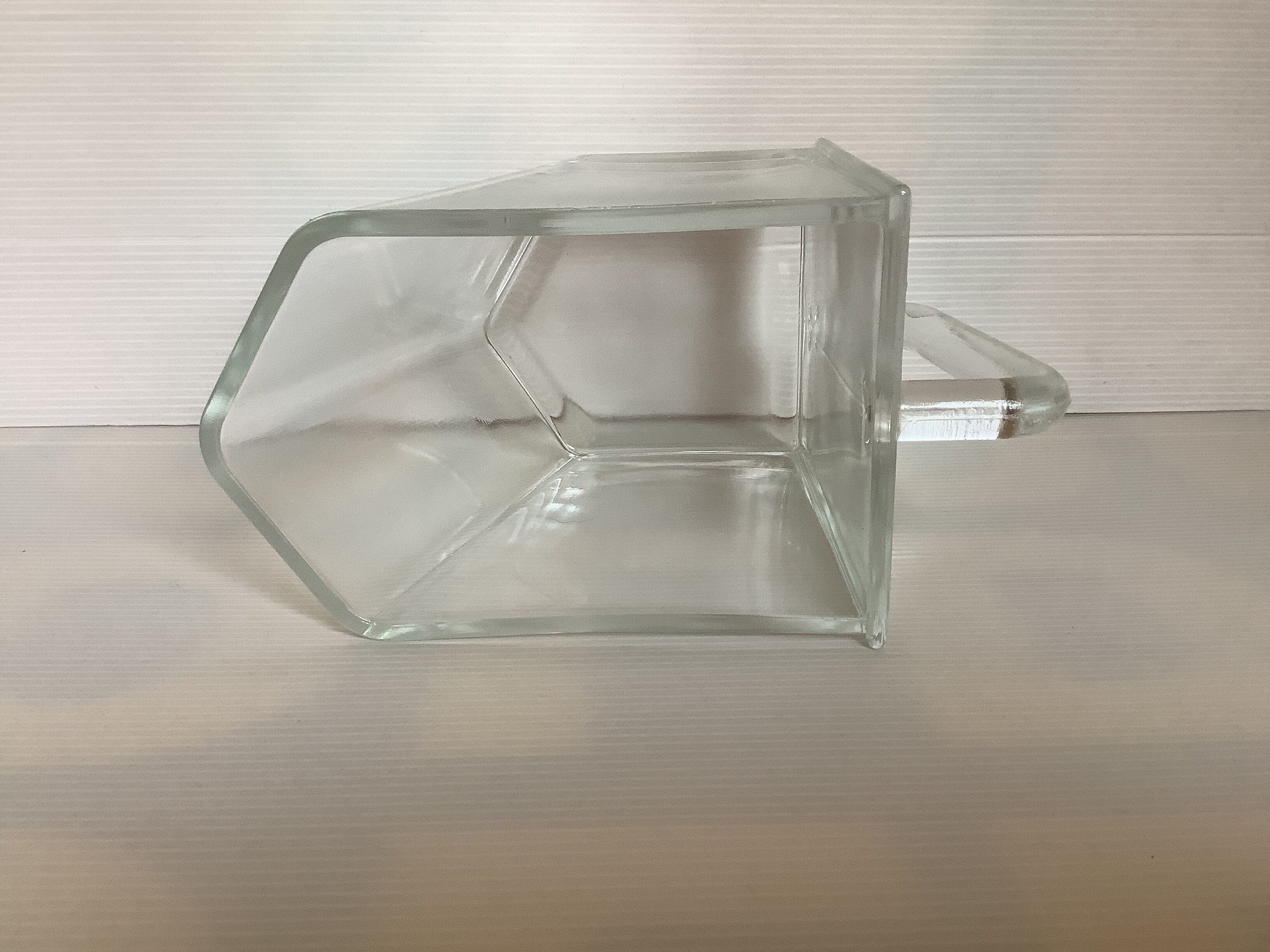 Old thick glass drawer tray