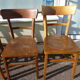 Lot de 6 chaises en bois de bistrot