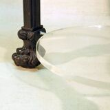 70's Design Table with 19th Century Carved Base
