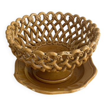Corbeille et assiette Pichon