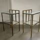 2 tables d'appoint attribuées à Marc Duplantier, France milieu du XXe siècle
