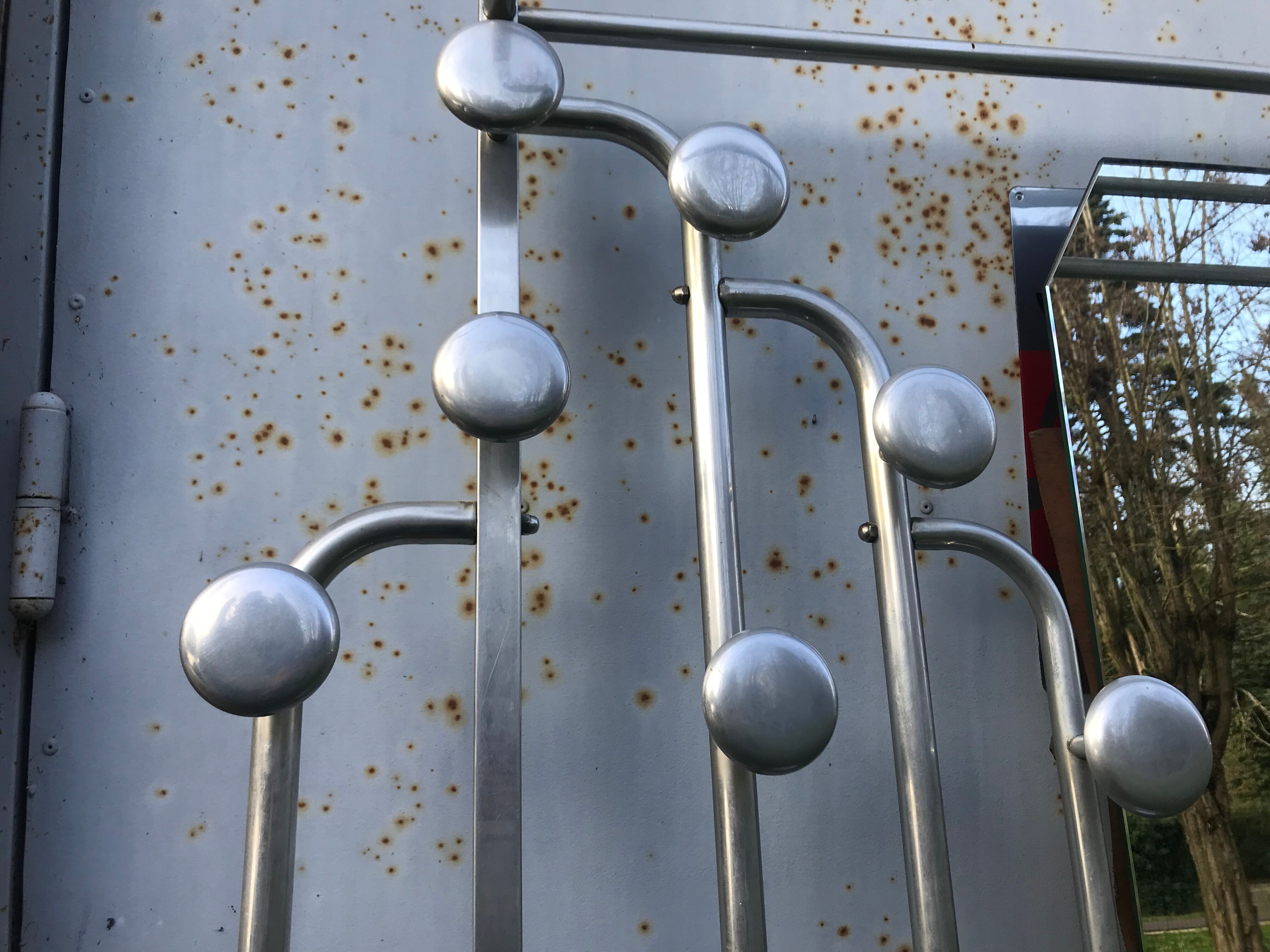 Art Deco tin cloakroom