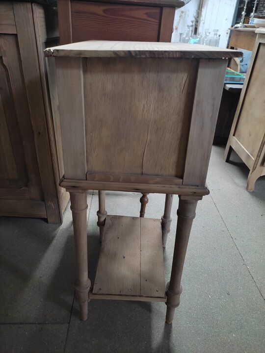 Solid wood bedside table ready to paint old vintage door flea marketspritdantan