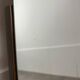 Teak wall coat rack and mirror, 60s, cloakroom