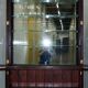 Rare glass-fronted Victorian apothecary cabinet.