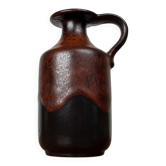 Mid-Century Modern German Pottery Fat Lava Vase from Ceramano, 1960s