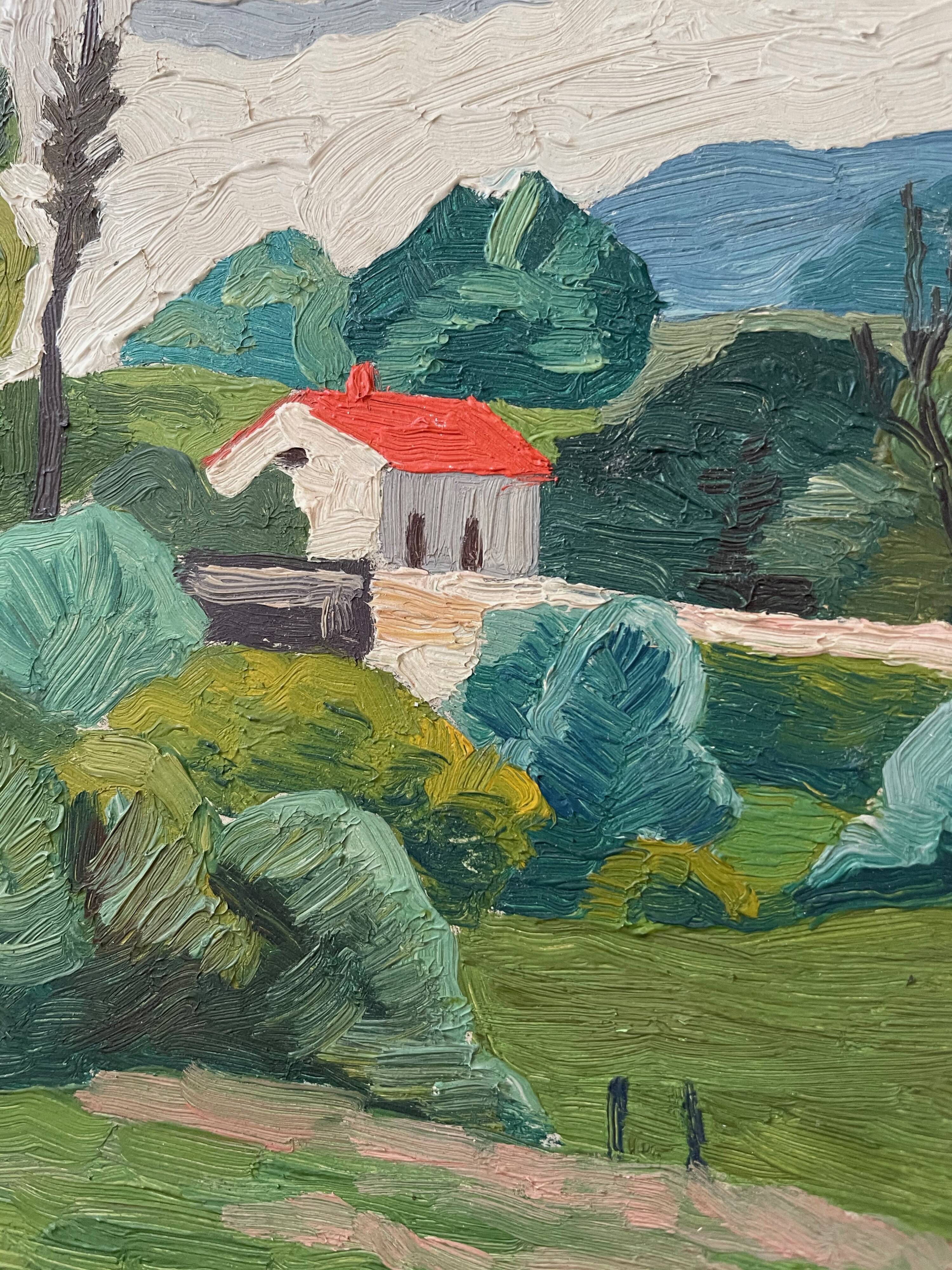 Landscape oil painting 1930