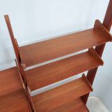 Mid century modular teak bookcase AV Arredamenti 1960s