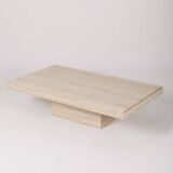 Travertine coffee table, 1970s