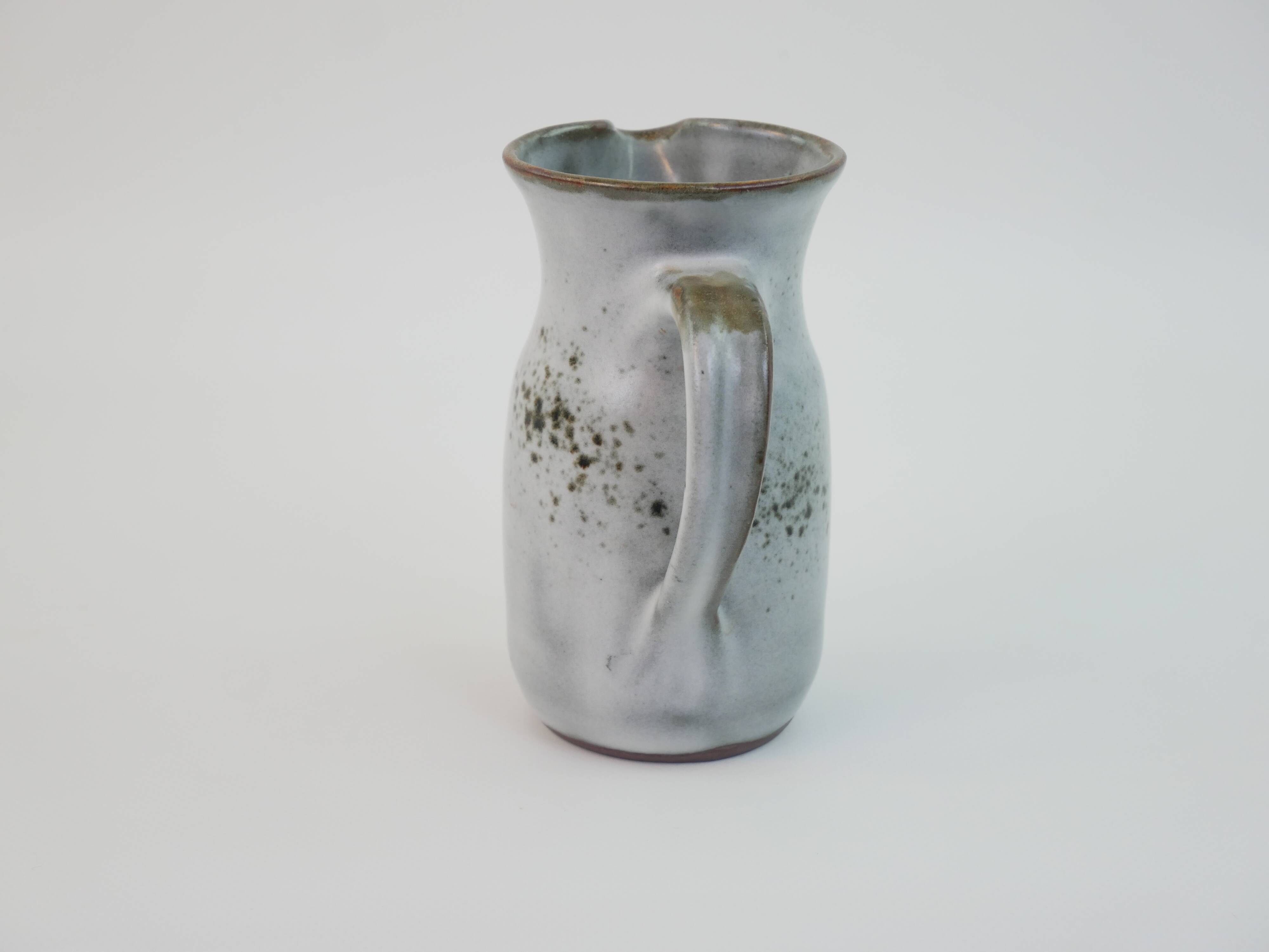 Small pitcher Milk jug Ceramic jug Atelier Thierry and Chantal Robert