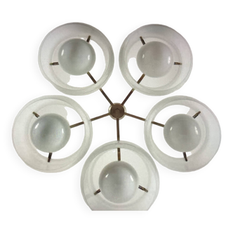 Chandelier Triclinio5 lampshade Vico Magistretti