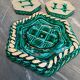 Woven ceramic trivet