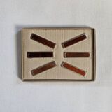 Contemporary design aluminum knife holder Bouillet Bourdelle goldsmith