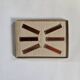 Contemporary design aluminum knife holder Bouillet Bourdelle goldsmith