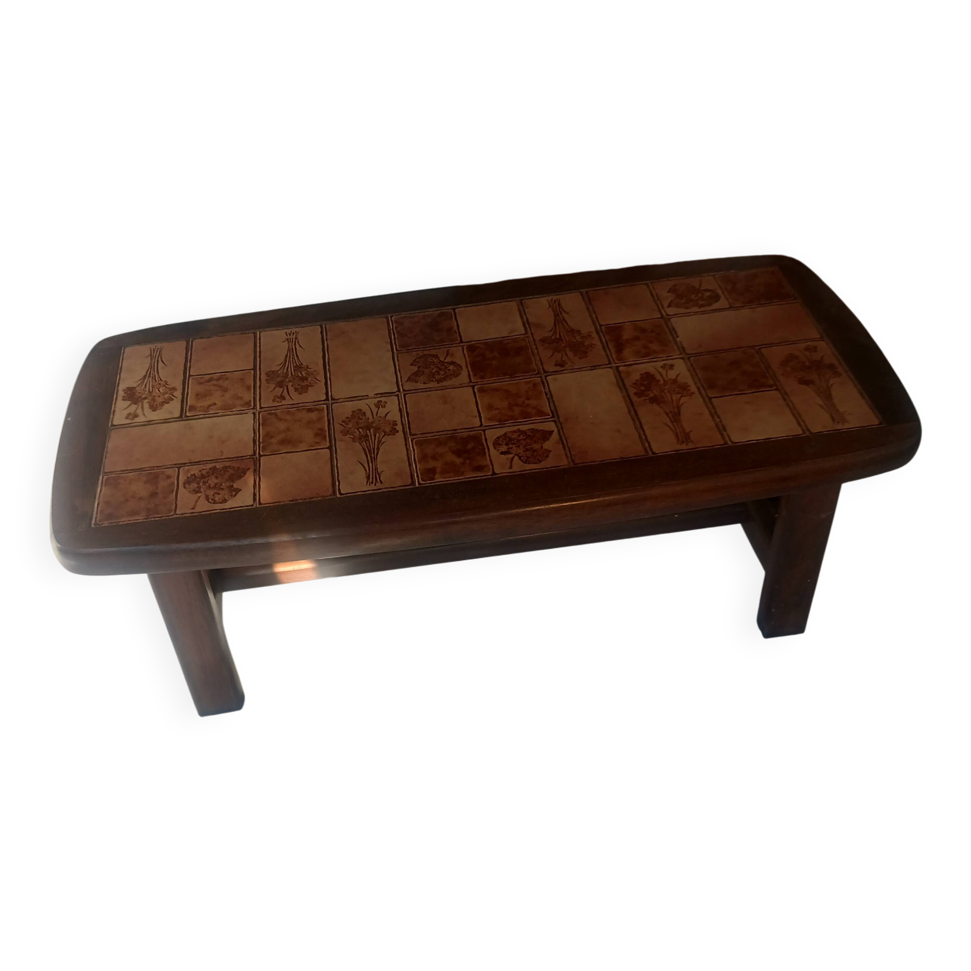 floral pattern coffee table