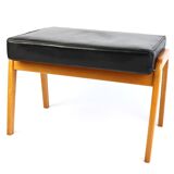 Teak stool and Skaï 60s