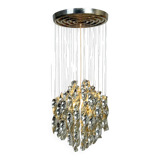 Mid-century spiral ceiling lamp by Verner Panton for Lüber AG, model SP1, Germany, 1970s, early example.